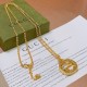 Absolutely cute recommended necklace 2023SS GUCCI Gucci Absolutely cute recommended necklace 2023SS GUCCI Gucci